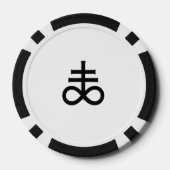 Satanische Pokerfiches Poker Chips (Achterkant)