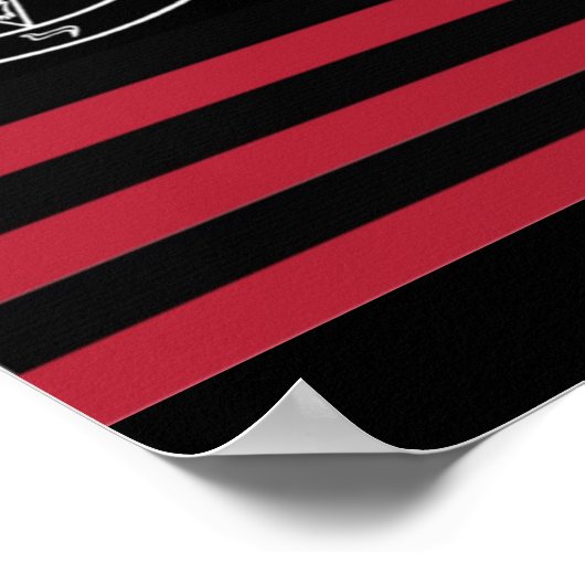 Satanische vlag poster (Hoek)