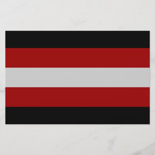 Satanische Vlag (Satanisme) Briefpapier (Voorkant)
