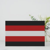 Satanische Vlag (Satanisme) Briefpapier (Staand voorkant)