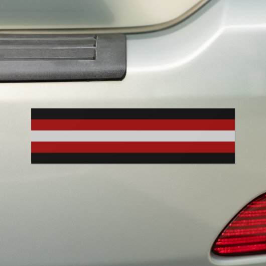 Satanische vlag (Satanisme) Bumpersticker (Op auto)