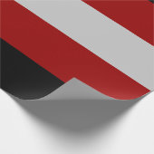 Satanische Vlag (Satanisme) Cadeaupapier (Hoek)