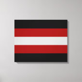 Satanische vlag (Satanisme) Canvas Afdruk (Voorkant)