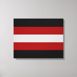 Satanische vlag (Satanisme) Canvas Afdruk