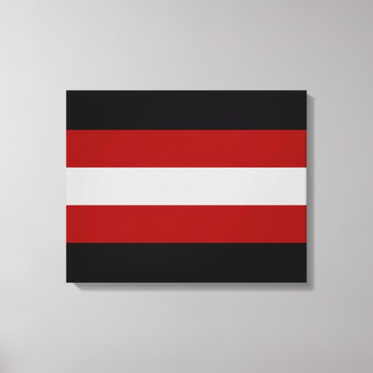 Satanische vlag (Satanisme) Canvas Afdruk (Voorkant)