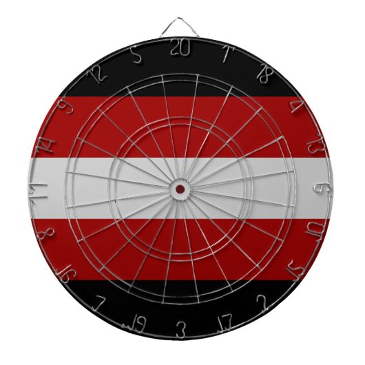 Satanische Vlag (Satanisme) Dartbord (Voorkant)