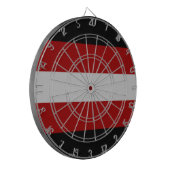 Satanische Vlag (Satanisme) Dartbord (Voorkant Links)