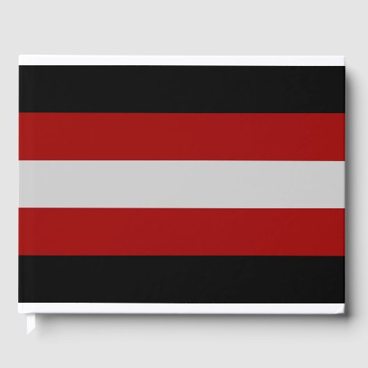 Satanische vlag (Satanisme) Gastenboek (Voorkant)