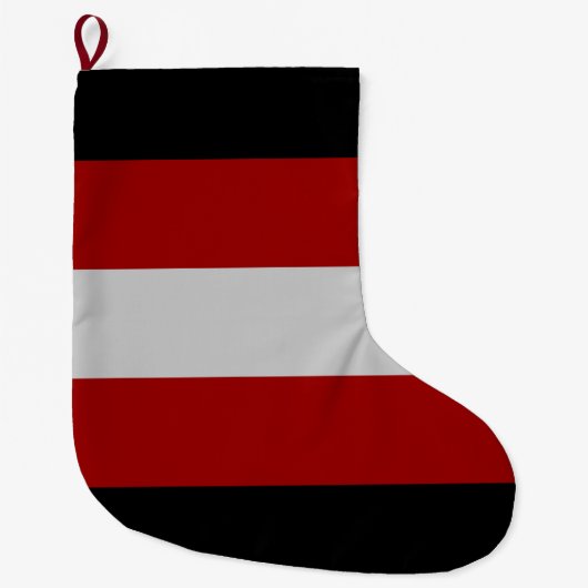 Satanische Vlag (Satanisme) Grote Kerstsok (Voorkant)