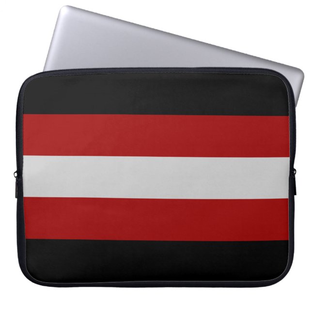 Satanische Vlag (Satanisme) Laptop Sleeve (Voorkant)