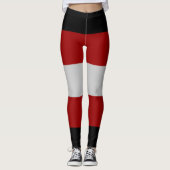 Satanische Vlag (Satanisme) Leggings (Voorkant)