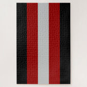 Satanische Vlag (Satanisme) Legpuzzel (Verticaal)
