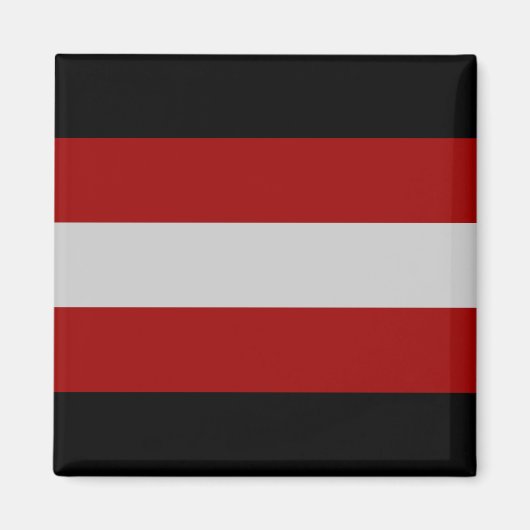 Satanische Vlag (Satanisme) Magneet (Voorkant)