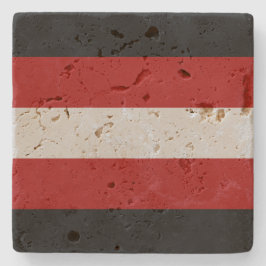 Satanische vlag (Satanisme) Stenen Onderzetter