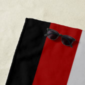 Satanische vlag (Satanisme) Strandlaken (In situ)