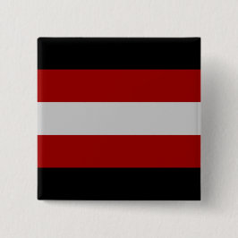 Satanische Vlag (Satanisme) Vierkante Button 5,1 Cm