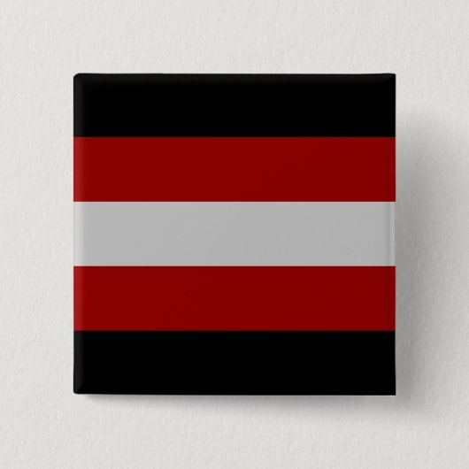 Satanische Vlag (Satanisme) Vierkante Button 5,1 Cm (Voorkant)
