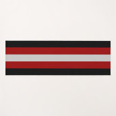 Satanische vlag (Satanisme) Yogamat (Voorkant (horizontaal))