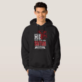 Satanisme Goth Hail Satan Vergeving Hoodie (Voorkant volledig)