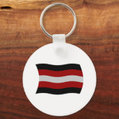 Satanisme Vlag Sleutelhanger (Voorkant)
