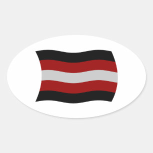Satanisme Vlag Sticker