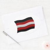 Satanisme Vlag Sticker (Envelop)