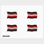 Satanisme Vlag Sticker (Vel)