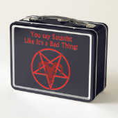 Satanist Bad Ding Donk Humor Goat Pentacle (Achterkant)