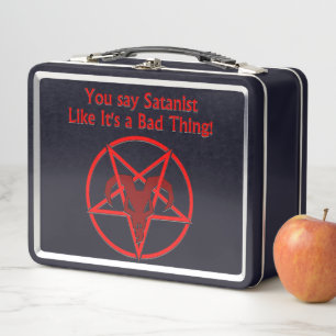 Satanist Bad Ding Donk Humor Goat Pentacle