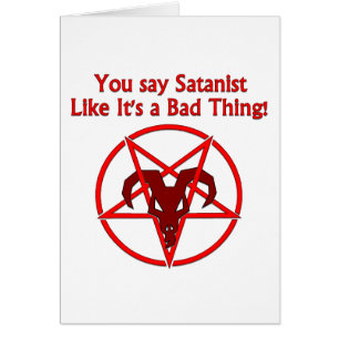 Satanist Bad Ding Donk Humor Goat Pentacle