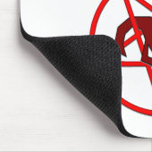 Satanist Bad Ding Donk Humor Goat Pentacle Muismat (Hoek)