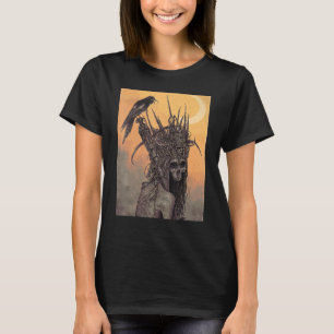 Satanist Goat Satanic Mask Grunge Gothic Gothic wi T-shirt