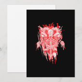 Satankrak alle hailgeit satanthuis feestdagenkaart (Voorkant / Achterkant)