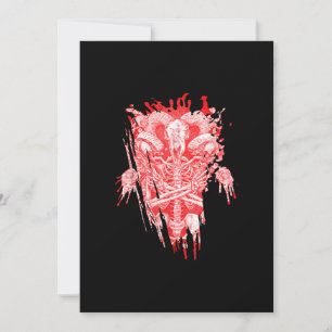 Satankrak alle hailgeit satanthuis feestdagenkaart