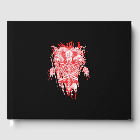 Satankrak alle hailgeit satanthuis gastenboek (Voorkant)