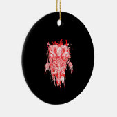 Satankrak alle hailgeit satanthuis keramisch ornament (Rechts)