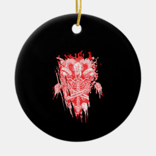 Satankrak alle hailgeit satanthuis keramisch ornament
