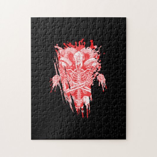 Satankrak alle hailgeit satanthuis legpuzzel (Verticaal)