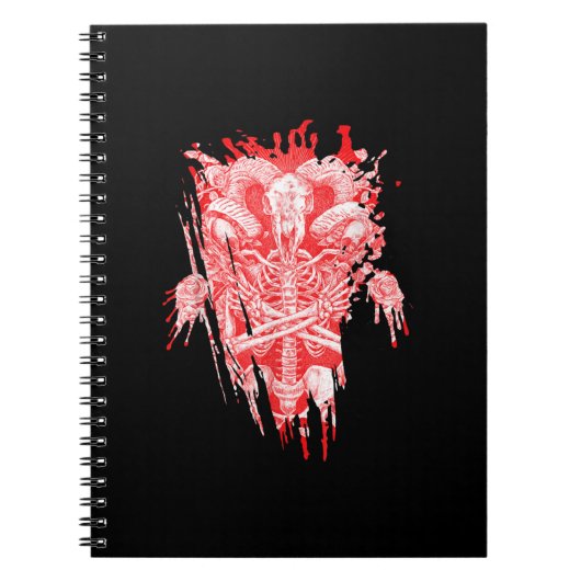 Satankrak alle hailgeit satanthuis notitieboek (Voorkant)