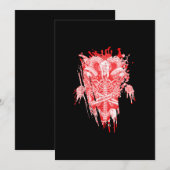 Satankrak alle hailgeit satanthuis save the date (Voorkant / Achterkant)