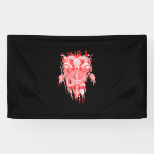Satankrak alle hailgeit satanthuis spandoek