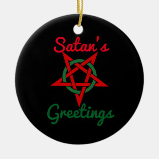 Satan's Greetings Ornament
