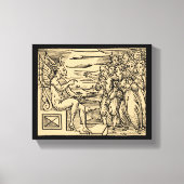 Satans heksen nemen zijn naam 8x10 canvas afdruk (Voorkant)