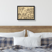 Satans heksen verwerpen christendom 8x10 canvas afdruk (Insitu (Slaapkamer))