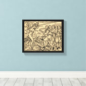 Satans heksen verwerpen christendom 8x10 canvas afdruk (Insitu (Houten vloer))