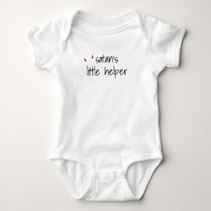 Satan's Little Helper Jersey Romper