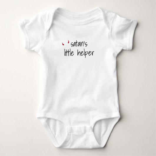 Satan's Little Helper Jersey Romper (Voorkant)