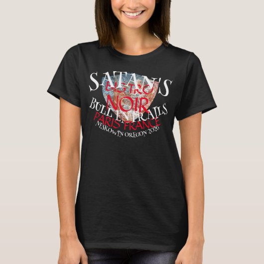 SATANS OSSEMBIESTRO PARIS FRANKRIJK T-SHIRT (Voorkant)