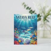 Sataya Reef Egypte Briefkaart (Staand voorkant)