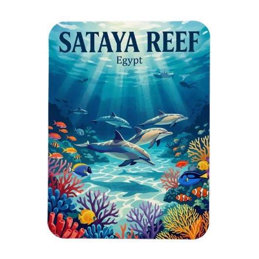 Sataya Reef Egypte Magneet (Verticaal)